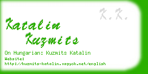 katalin kuzmits business card